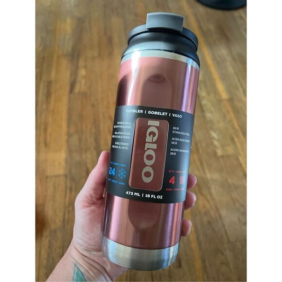 Igloo 16 oz Metallic Pink Tumbler - Picture 1 of 9